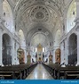 Interno Della Chiesa Del ` S Di St Michael a Monaco Di Baviera ...