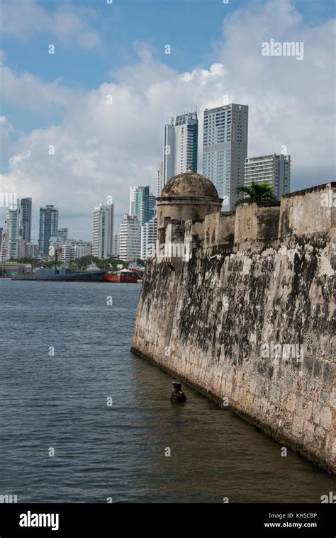South America Colombia Cartagena Historic Walled City Center City