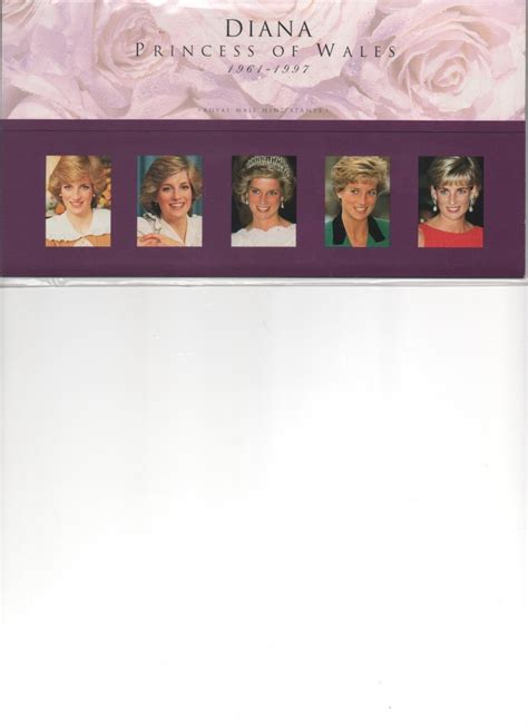 Diana Princess Of Wales 1961 1997 Presentation Pack Includes The Five