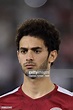 Ahmed Alaaeldin of Qatar during the AFC U-23 Championship quarter ...