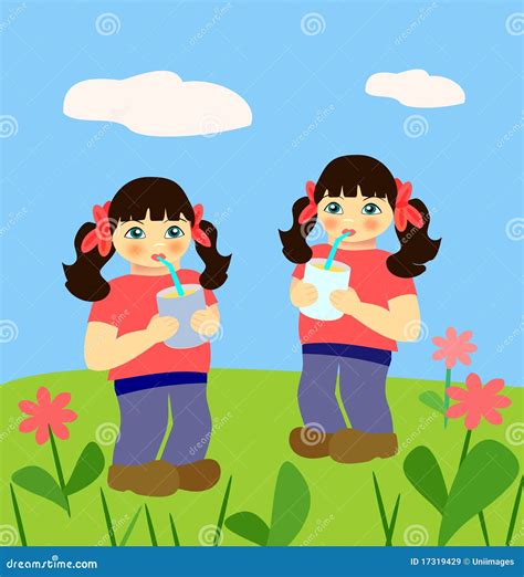 Identical Twins Royalty Free Stock Image 10008004