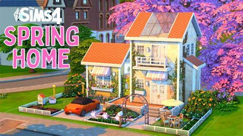 Spring Home Sims 4 Speed Build Youtube