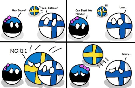 Can Eesti Into Nordic Countryballs By Catfoodz On Deviantart