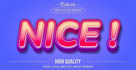 Nice Style Text Effect Png Vector Psd And Clipart With Transparent