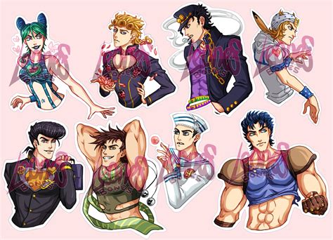 Jjba Stickers Jojo Bizzare Adventure Jojos Bizarre Adventure Jojo