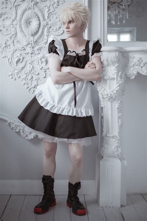 Ovsyan Phandcosplay Bakugou In Maid Outfit