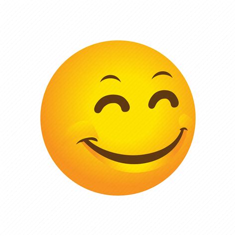 Emoticon Pleased Satisfied Icon Download On Iconfinder