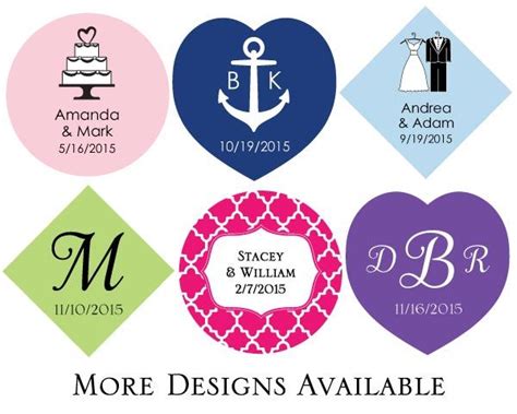 Personalized Tags (Set of 36) | Personalized tags, Personalized wedding favors, Personalized favors