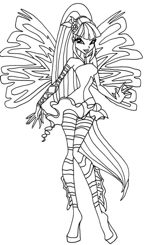 Più disegni esseri fantastici da colorare. Disegni da colorare Winx | Disegni da colorare, Disegni da ...