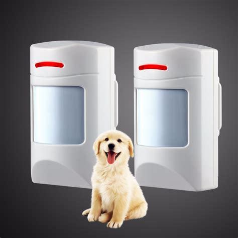 Wireless 433mhz Pet Immune Motion Pir Detector 2 Pcs For Security Home