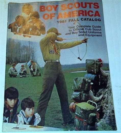 1981 Boy Scouts Of America Fall Catalog Magazine Vintage Vintage