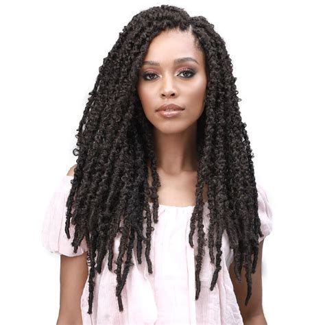 Bobbi Boss Synthetic Crochet Braids 3x Calif Butterfly Locs 18