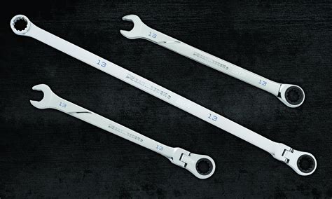 Gearwrench Introduces 3 Degree 120 Position Extra Long Ratcheting Wrenches