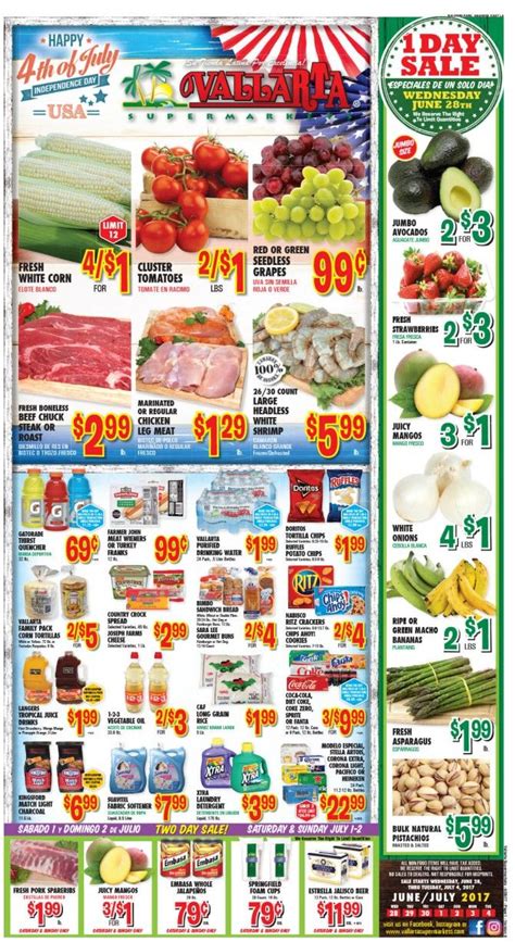 The main product range of the retailer is grocery. Vallarta Weekly Ad Flyer June 28 - July 4, 2017 - http ...