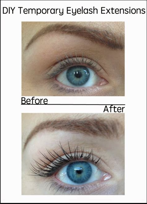 Pick out your individual lashes. DIY Temporary Eyelash Extensions