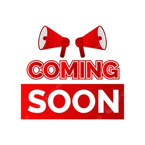 Coming Soon Design Vector Hd Images Element Design Coming Soon Red