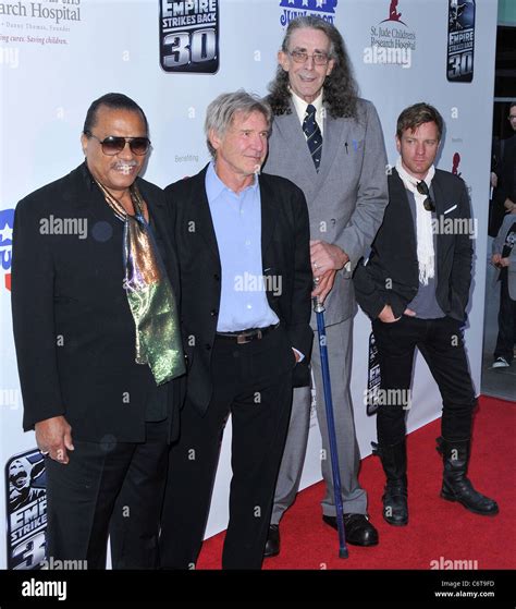 Billy Dee Williams Harrison Ford Peter Mayhew And Ewan Mcgregor The