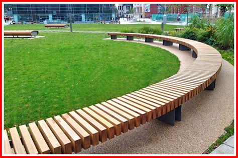 50 Reference Of Wood Curved Bench Plans Landscape Timbers Curved