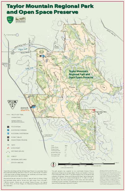 Taylor Mountain Regional Park Sonoma Hiking Trails