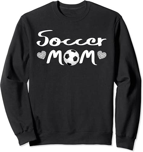 cute soccer ball soccer mom t love heart cute soccer mom sweatshirt clothing