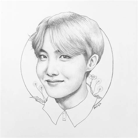 Bts J Hope Drawing