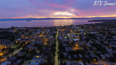 Burlington Vermont Sunset Drone Youtube