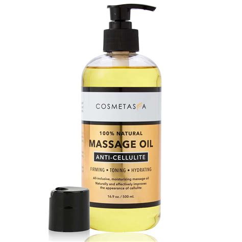 Anti Cellulite Massage Oil 100 Natural Cellulite Treatment Deeply Penetrates Skin To Break