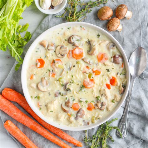 Creamy Chicken And Mushroom Soup With Rice Safeway