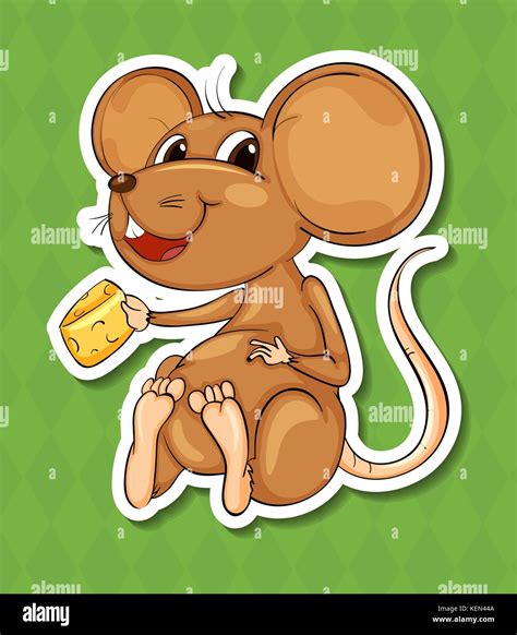 Illustration Of A Closeup Mouse Stock Vector Image And Art Alamy