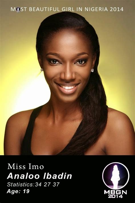Mbgn 2014 Contestants Photos Meet The Most Beautiful Girls In Nigeria