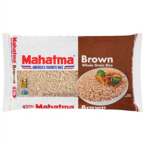 Mahatma Gluten Free Whole Grain Brown Rice 2 Lb Foods Co