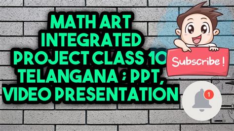 Maths Art Integrated Project On Telangana Cbse Project Class 10