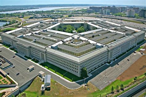 Pentagon Usa Inside Pentagon In Washington Fünfeckiger Sitz Des
