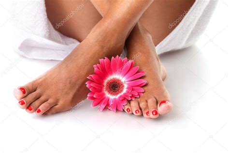 Beautiful Female Feet Footcare Stock Photo By ©artmim 4127846