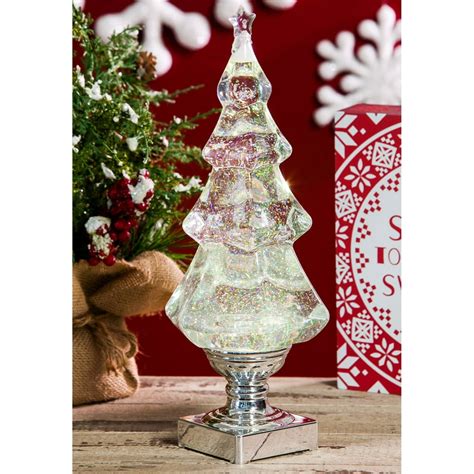 Led Liquid Motion Glitter Christmas Tree Table Decor 53 X 53 X
