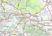 MICHELIN-Landkarte Eisenach - Stadtplan Eisenach - ViaMichelin