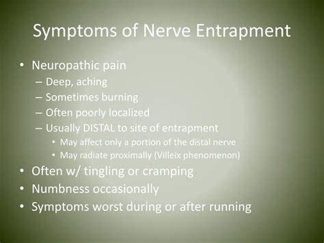 Ppt Nerve Entrapments In Runners Powerpoint Presentation Free