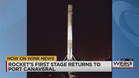 Spacexs Recovered Rocket Back At Port After Sea Landing