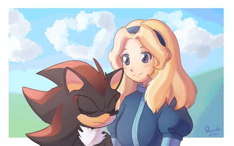 Shadow The Hedgehog And Maria Robotnik Sonic Drawn By Quark Danbooru