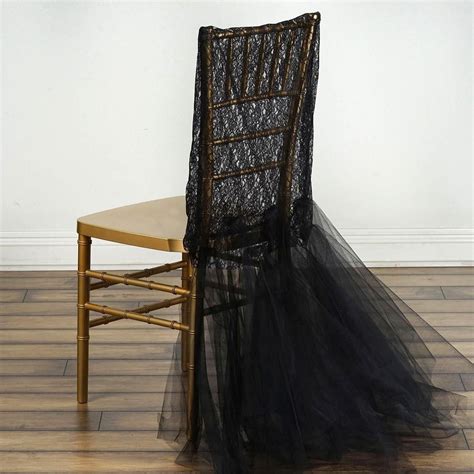 Target's wide range of furniture covers is just what you need to bring those old sofas and chairs to life. Black Lace And Tulle Tutu Chair Covers | Tutu chair cover ...