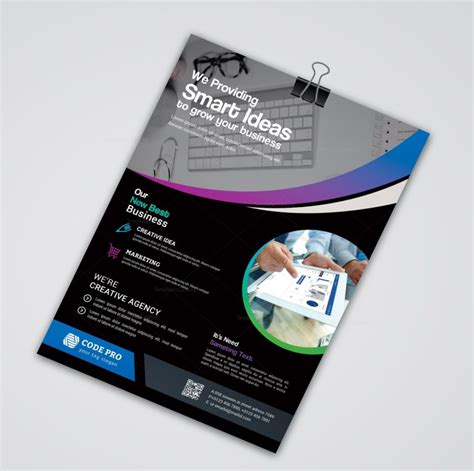 Stylish Printable Business Flyer 002412 Template Catalog