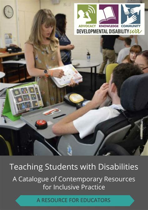 Teaching Students With Disabilities • Developmental Disability Wa Ddwa