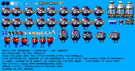 the spriters resource full sheet view sonic the hedgehog dr eggman