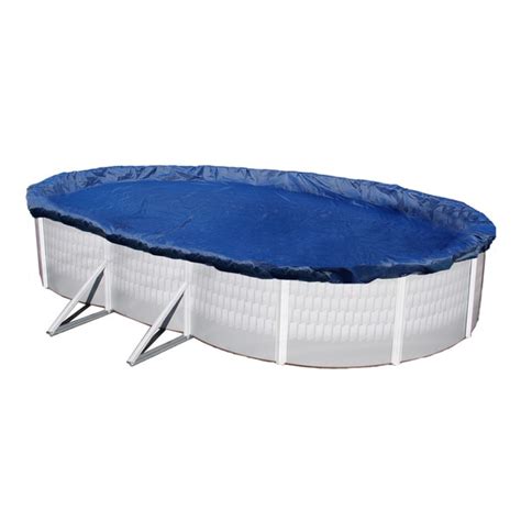 Shop Blue Wave Gold Series Oval Above Ground Winter Pool Cover