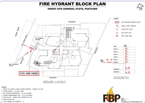 Hydrant Block Plan Example Fire Block Plans