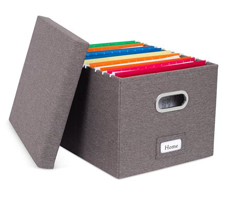 Internets Best Collapsible File Box Storage Organizer With Lid