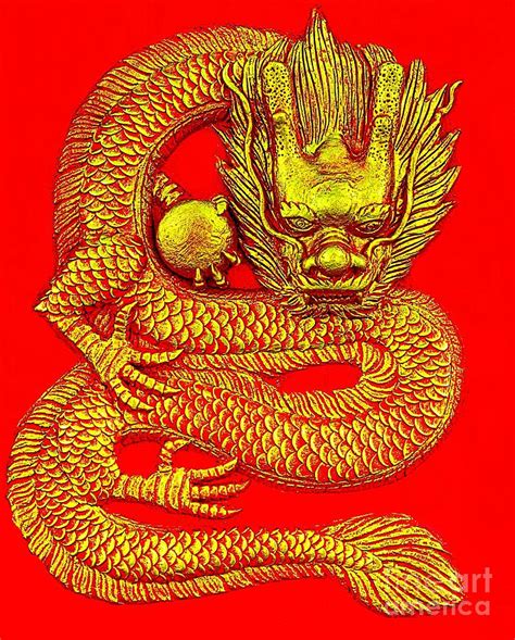 Imperial Dragon Of China Digital Art By Ian Gledhill Pixels