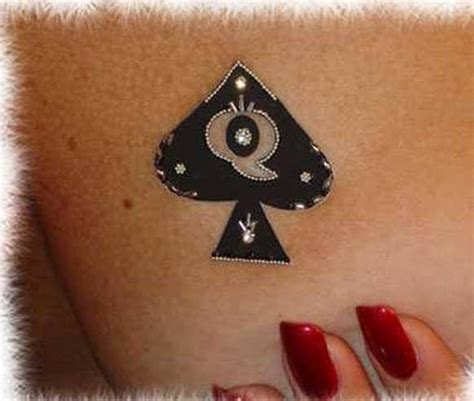 queen of spades temporary tattoo body jewelry anj 15 etsy australia