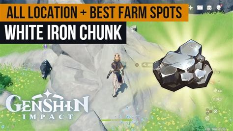 White Iron Chunk All Location Best Farm Spots In Genshin Impact