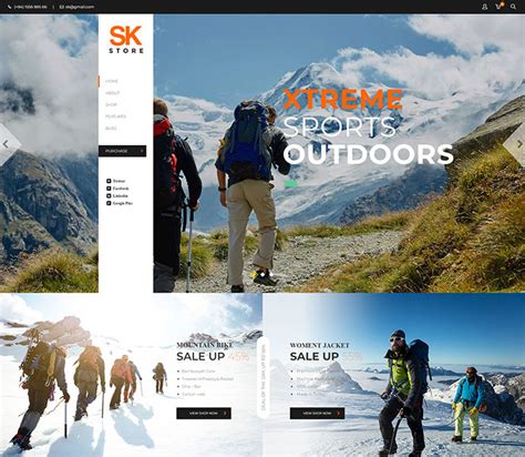 20 Wordpress Themes For Selling Outdoor Gear Bashooka